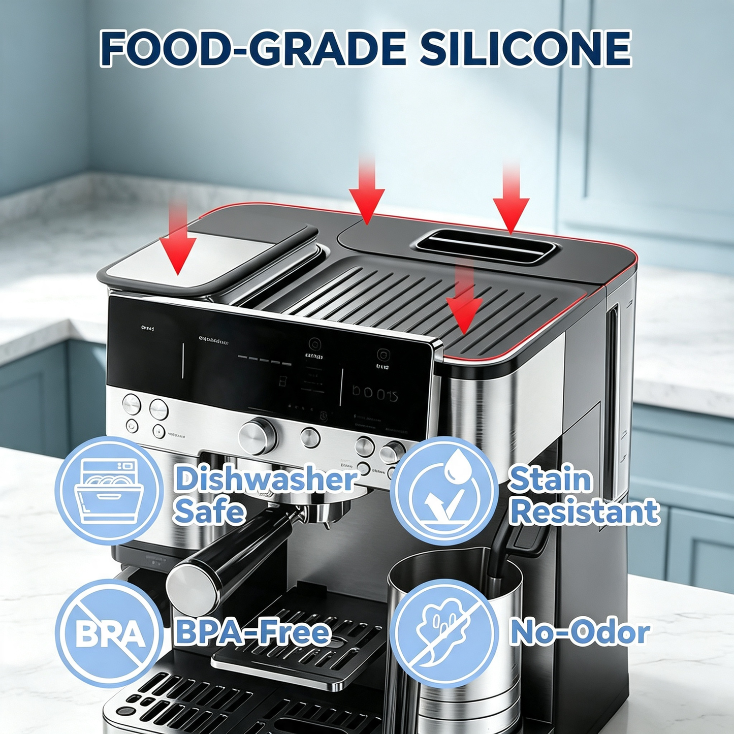Coffee Machine Silicone Mat