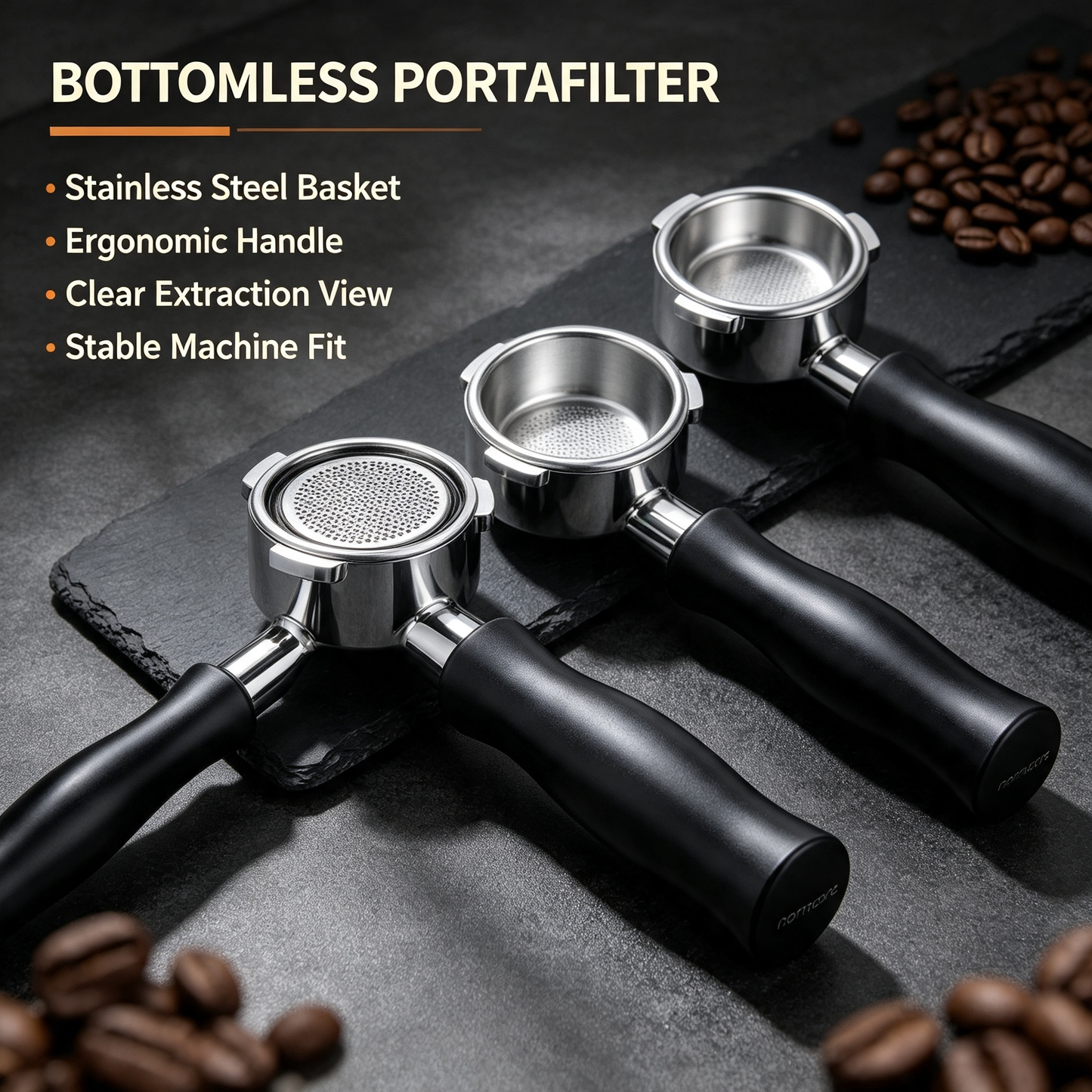Bottomless Espresso Portafilter Set