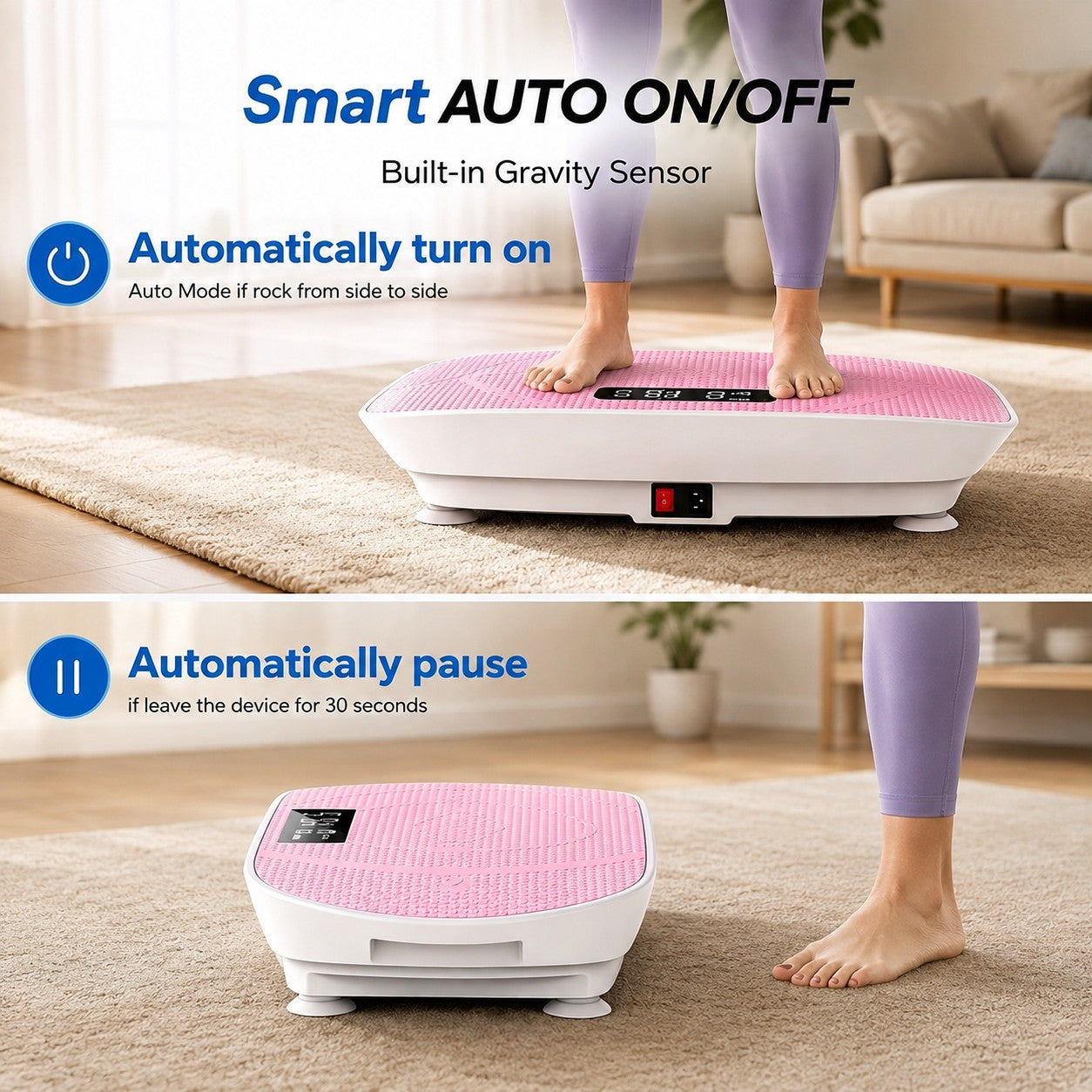 Aveline  ™ Whole-Body Vibration Plate – Support Weight-Loss Workouts & Leg Toning